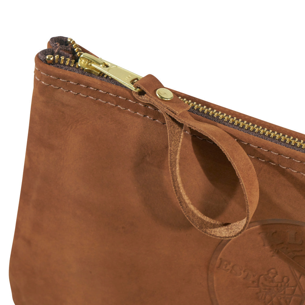 Klein Tools 5139L Top-Grain Leather Zipper Bag